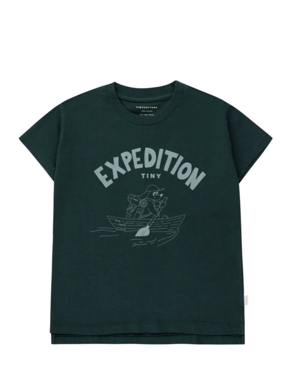 Tinycottons Expedition Graphic Tee - Dark Green